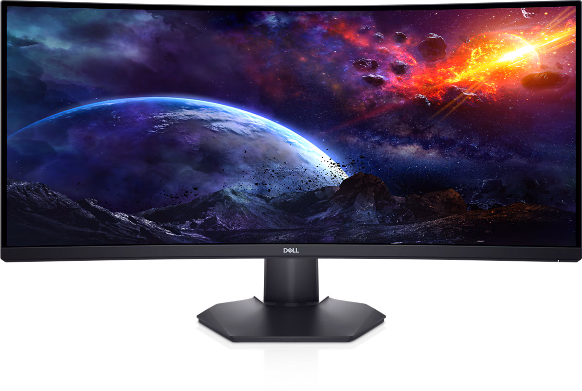 Dell S3422DWG 34" UWQHD 3440x1440 VA Curved Gaming Monitor 144Hz