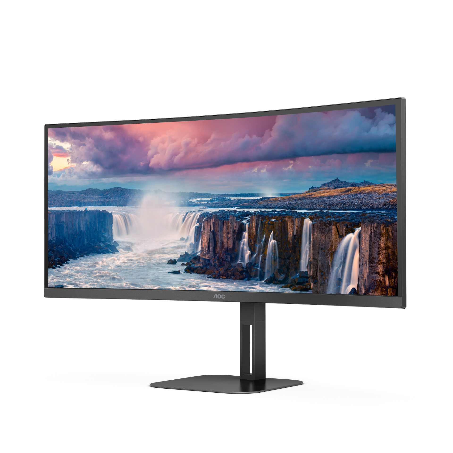 AOC CU34V5C 34" / UWQHD 3440x1440 VA Zakrivljeni Monitor 100Hz