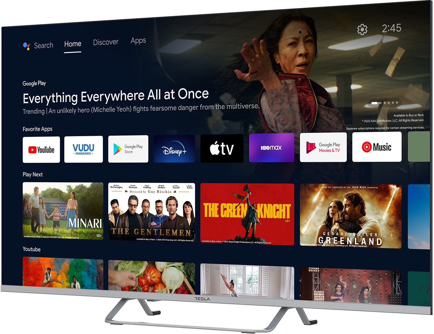 Tesla 55E635SUS 55'' LED Smart TV 4K UHD