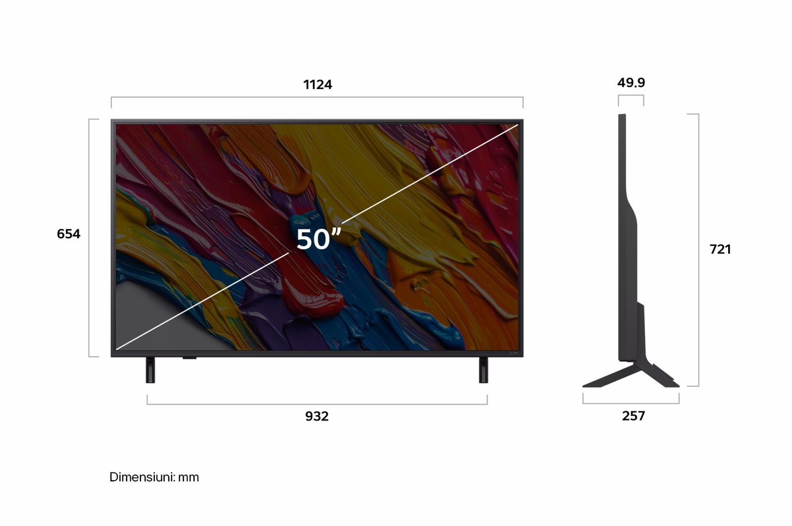 LG 50QNED82A3B 50'' QNED Smart TV 4K UHD