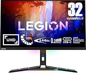 Lenovo Legion Y32p-30 31.5" 3840x2160 IPS 144Hz Gaming Monitor