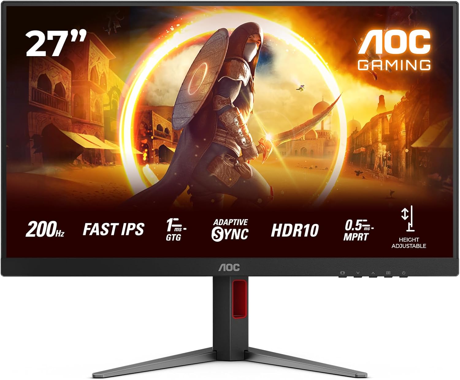 AOC 27G4HA 27" 1920x1080 Fast IPS 200Hz Gaming Monitor