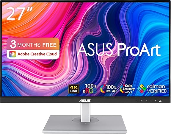 ASUS ProArt PA279CV 27" 4K UHD 3840x2160 IPS Professional Monitor 60Hz
