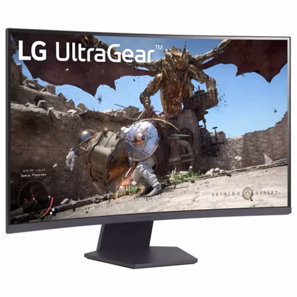 LG 32GS60QC-B 31.5" QHD 2560x1440 VA Curved Gaming Monitor 165Hz