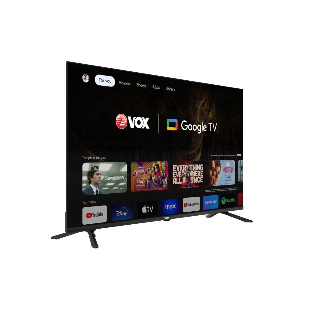 Vox 55GOU080B 55" LED Google TV 4K UHD