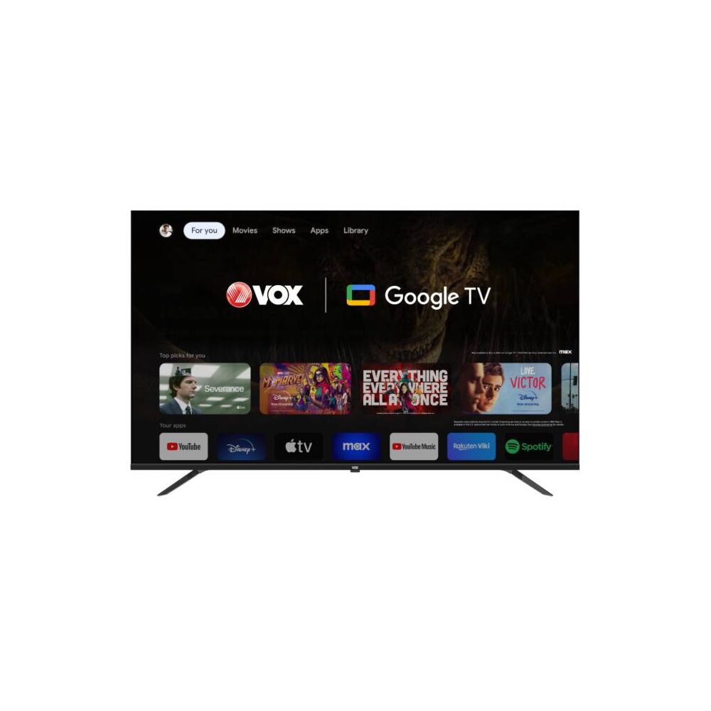 Vox 55GOU080B 55" LED Google TV 4K UHD