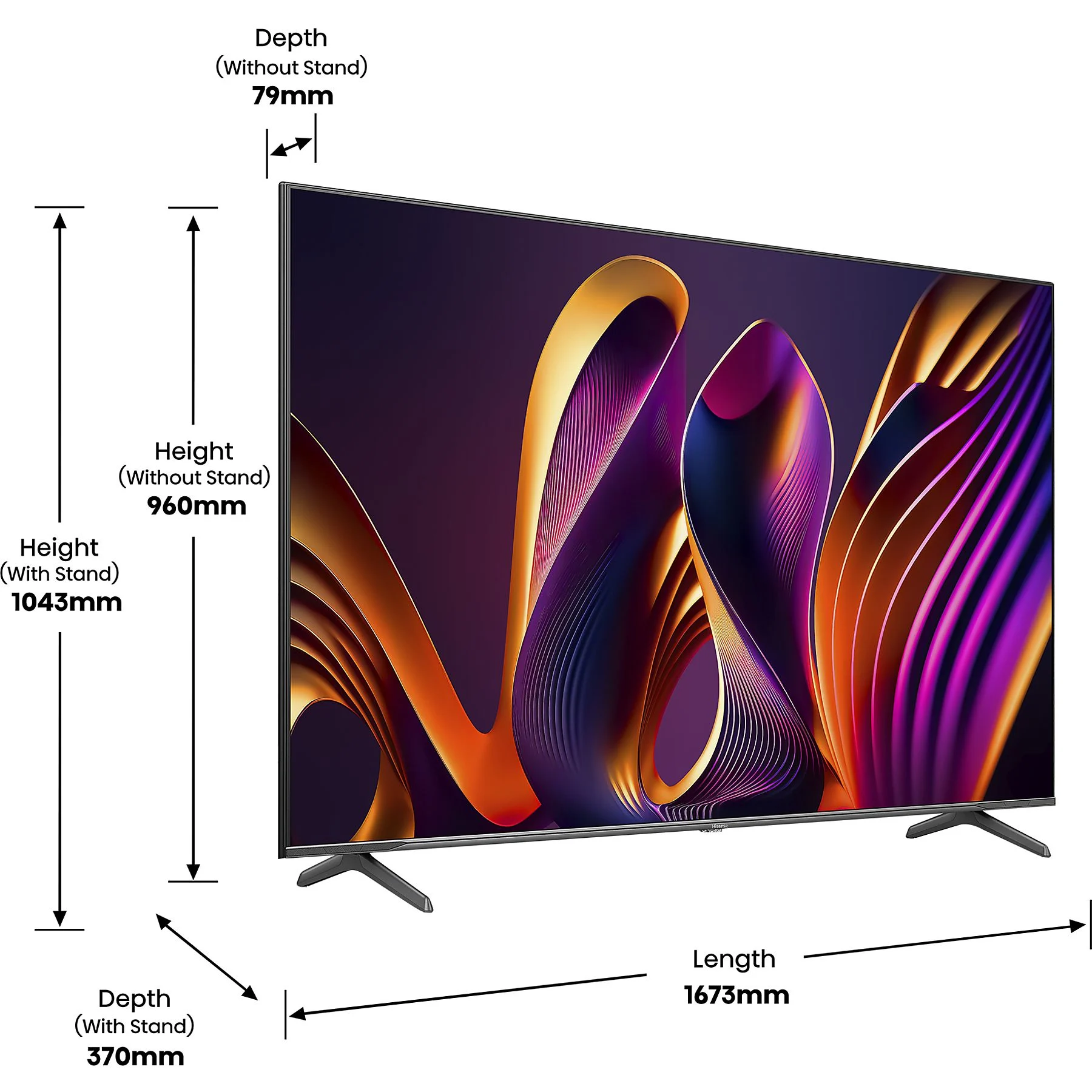 Hisense 75E7NQ PRO 75''