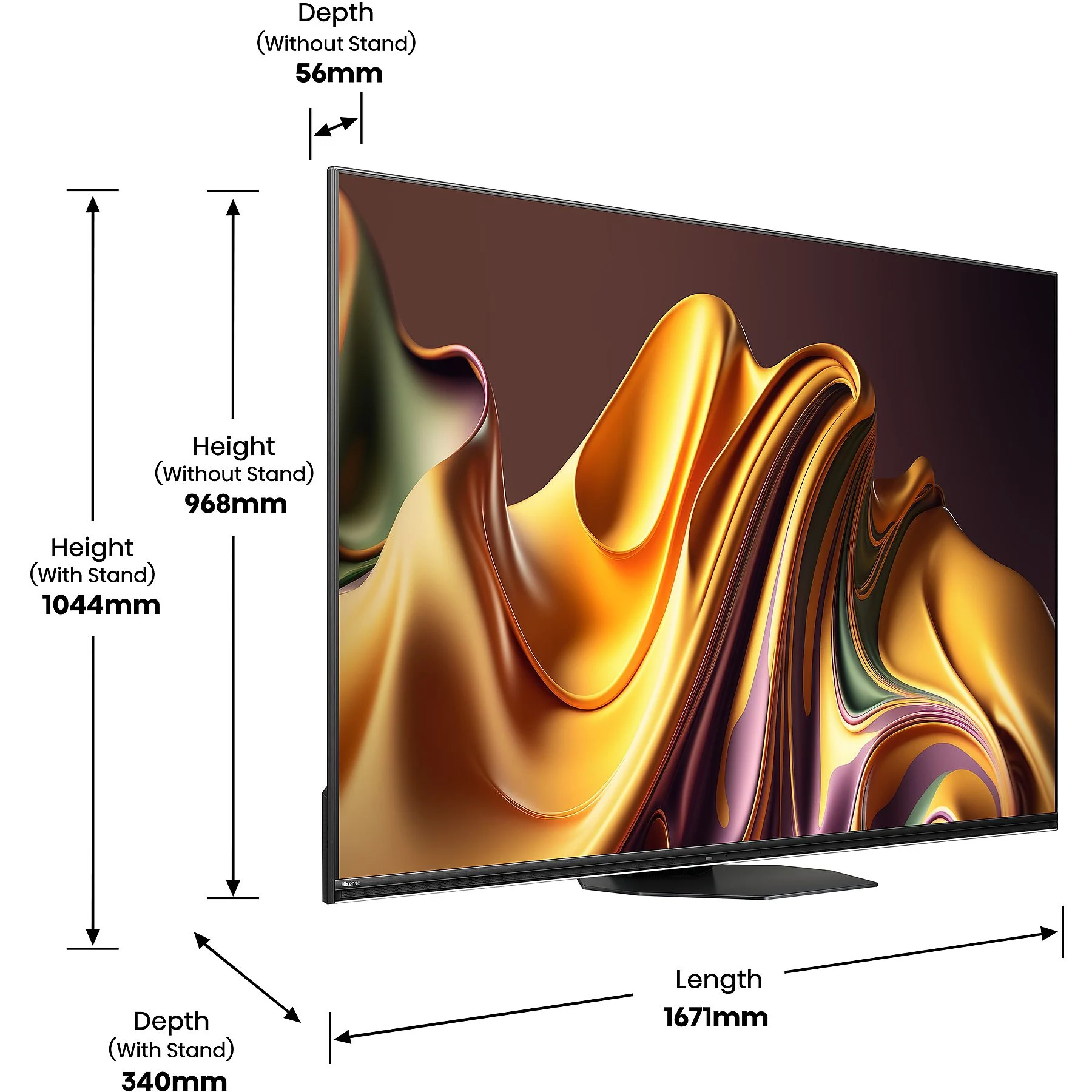 Hisense 75U8NQ 75''