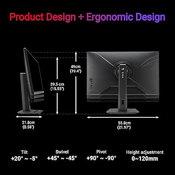 ASUS ROG Strix XG259CS 24.5" Full HD 1920x1080 Fast IPS Gaming Monitor 180Hz