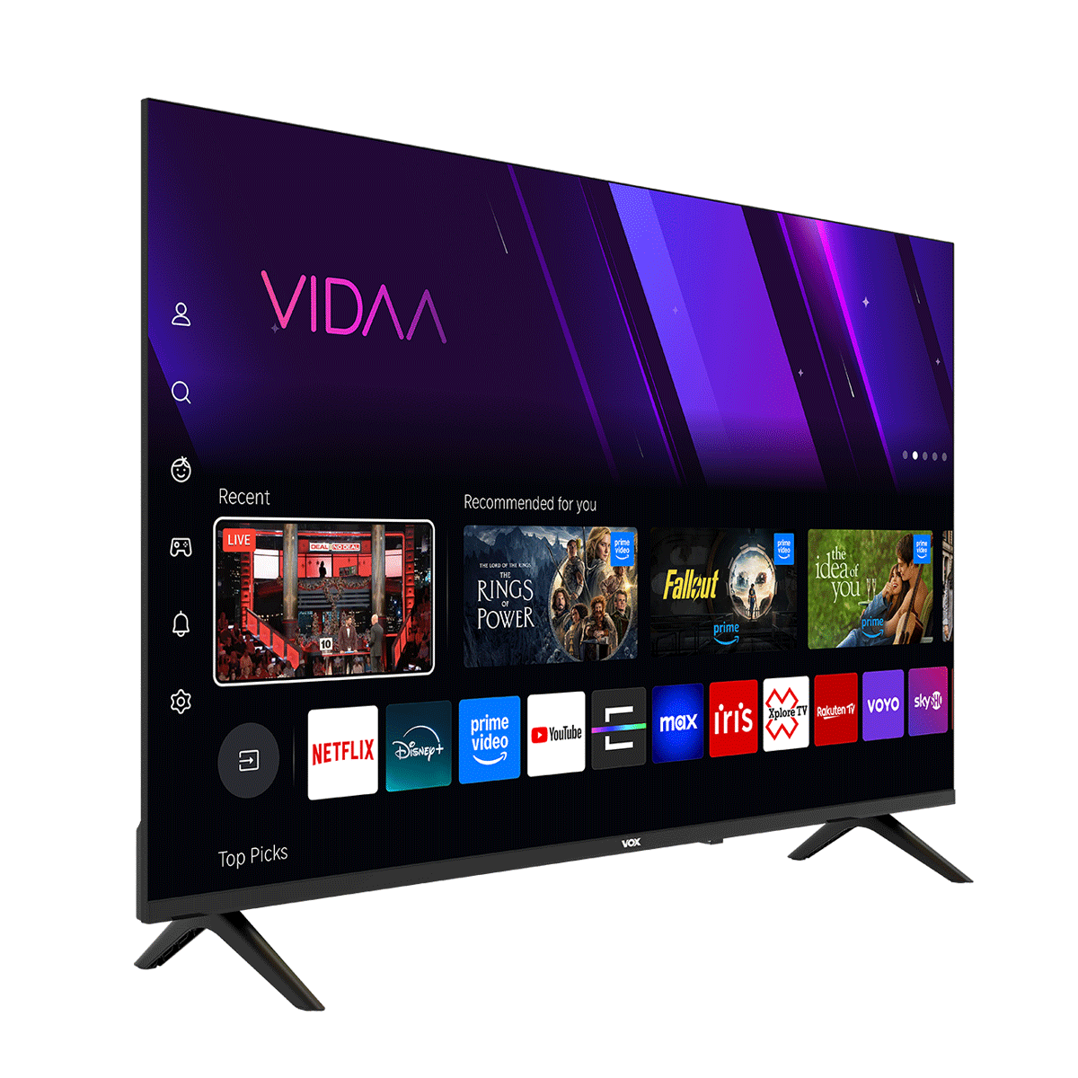 Vox 50VYU684 50'' Direct LED Slim 4K UHD Smart TV