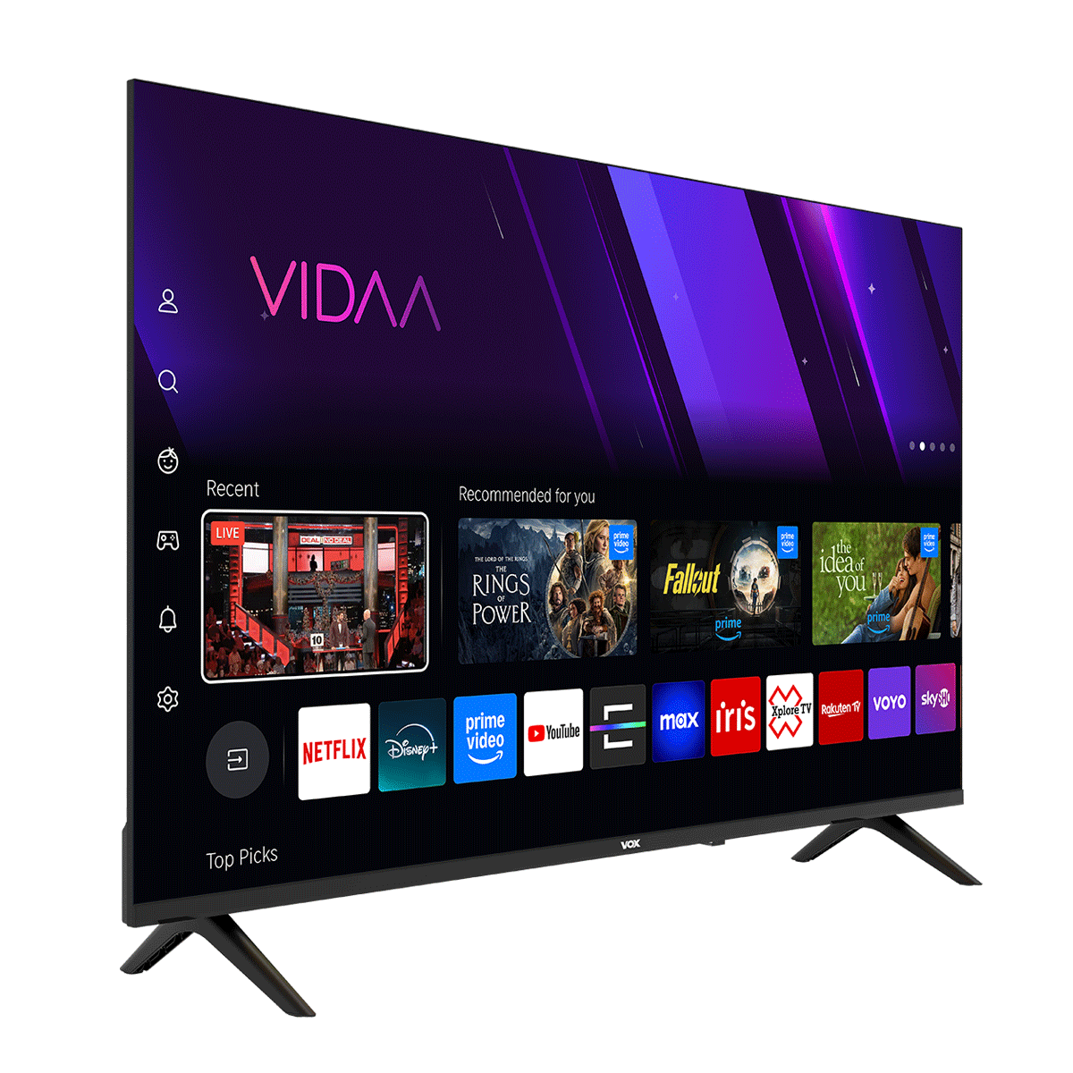 Vox 43VYF683 43" Direct LED Full HD Smart TV
