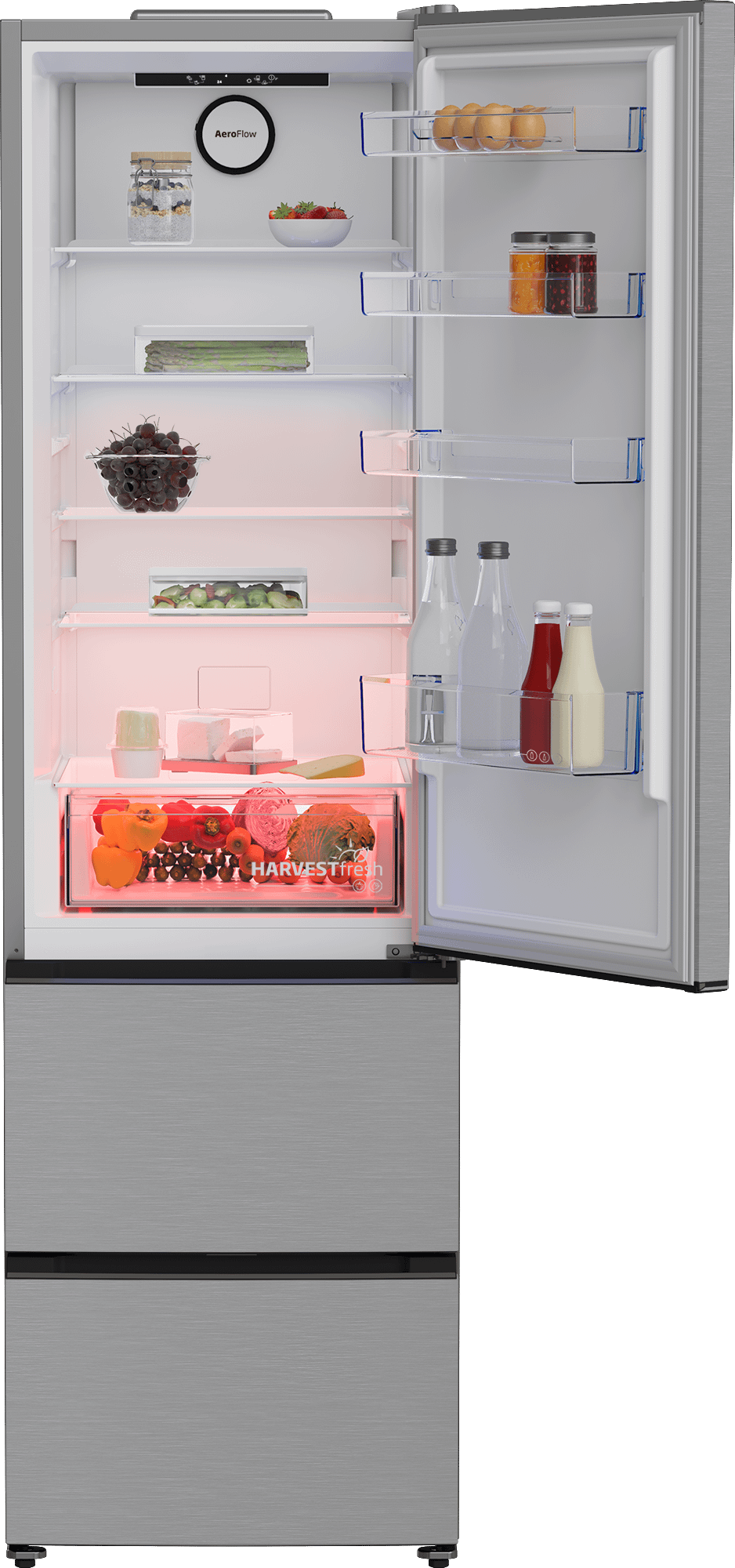 Beko B3RGNA354HXB1 Kombinovani frižider 351L