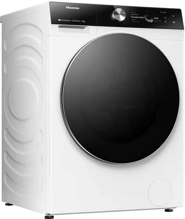 Hisense WF7S1247BW, 12kg, 1400 okr/min