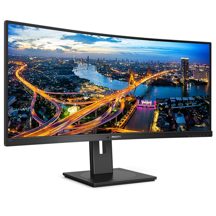 Philips 346B1C 34" UWQHD 3440x1440 VA Curved Monitor 100Hz