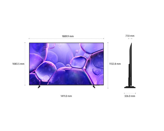 Samsung UE85U8072FUXXH 85" Crystal UHD Tizen 4K Smart TV