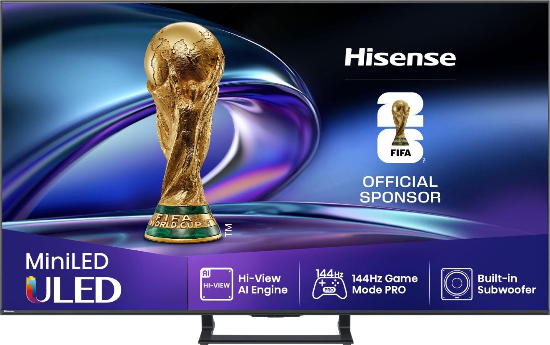 Hisense 55E8Q 55" ULED Mini LED 144Hz Smart TV