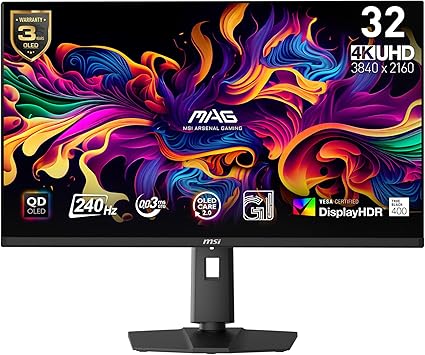 MSI MAG 321UPX QD-OLED / 31.5" 4K UHD 240Hz