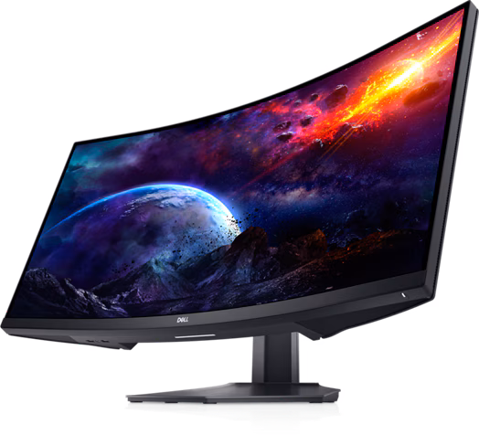 Dell S3422DWG 34" UWQHD 3440x1440 VA Curved Gaming Monitor 144Hz