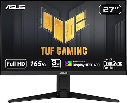 ASUS TUF Gaming VG279QL1A 27" Full HD 1920x1080 IPS Gaming Monitor 165H