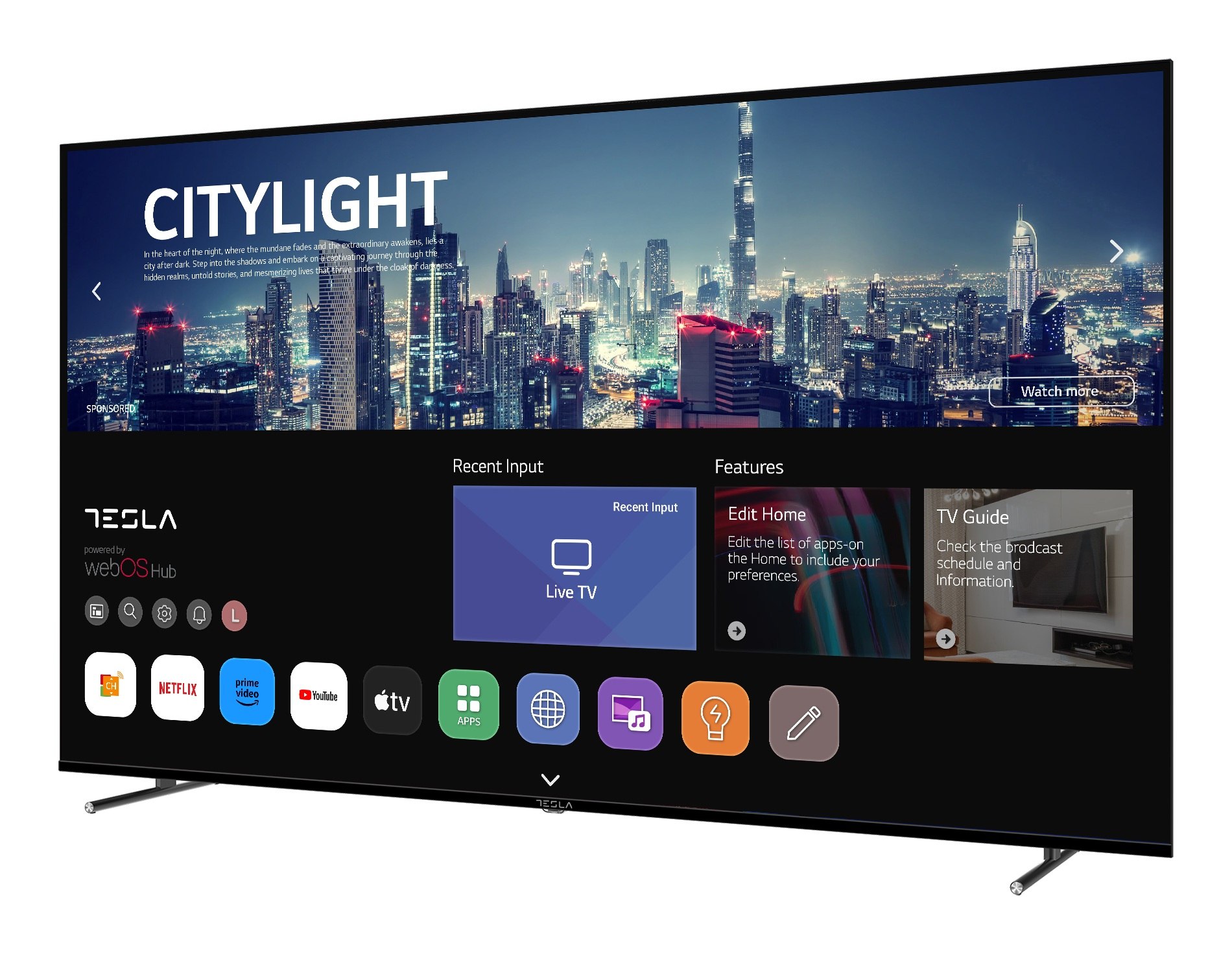 Tesla 75E645BUW 75'' VA LED Smart TV 4K UHD