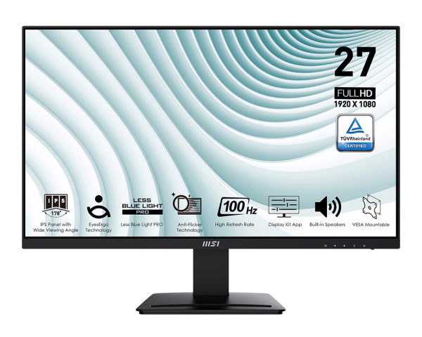 MSI PRO MP273A / 27", 1920x1080, IPS, Adaptive Sync