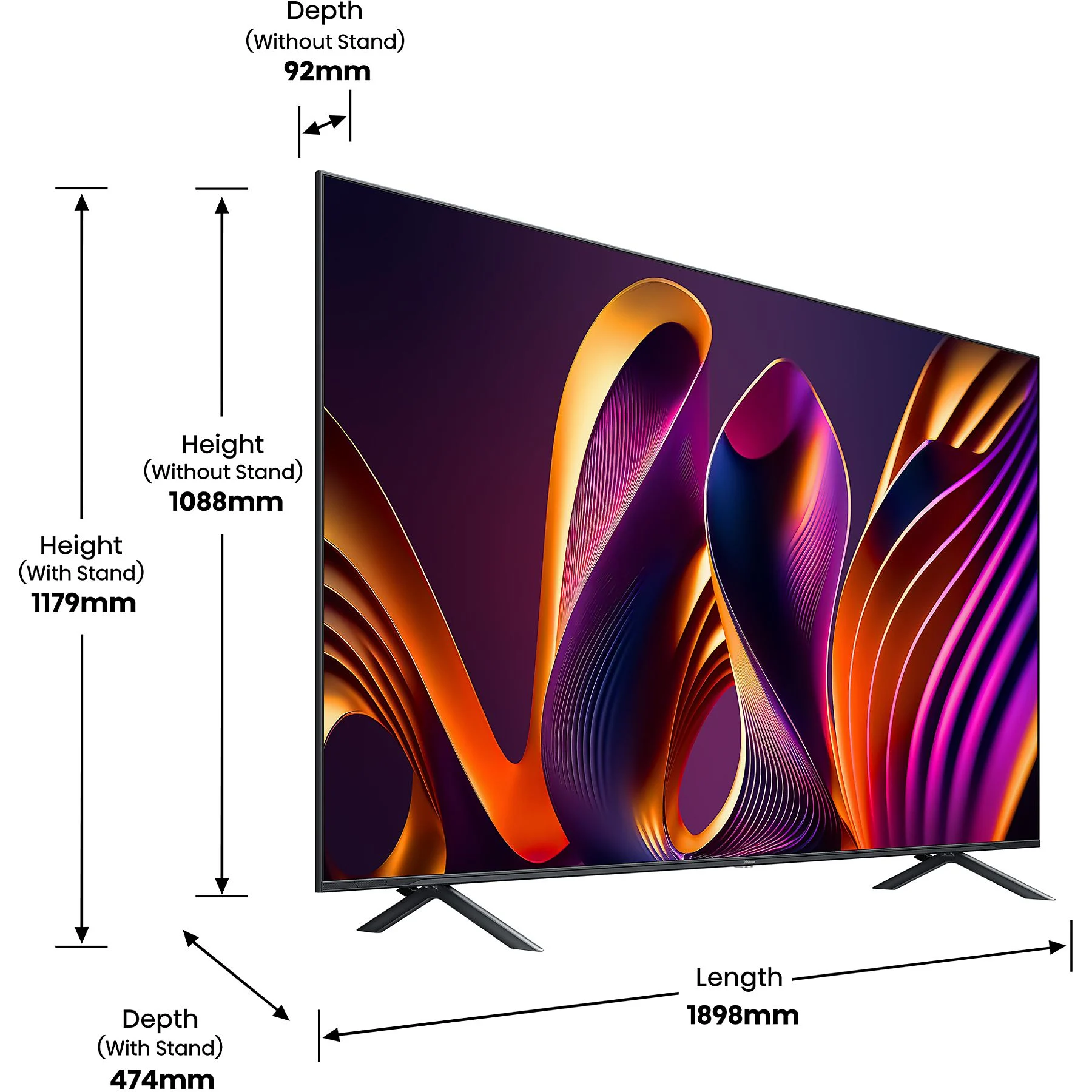Hisense 85E7NQ PRO 85'