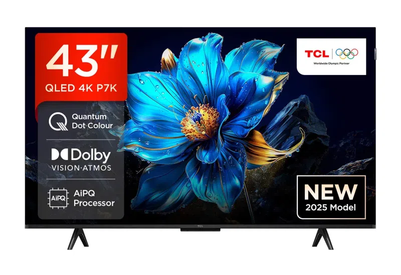 TCL 43P7K 43" QLED 4K Google TV