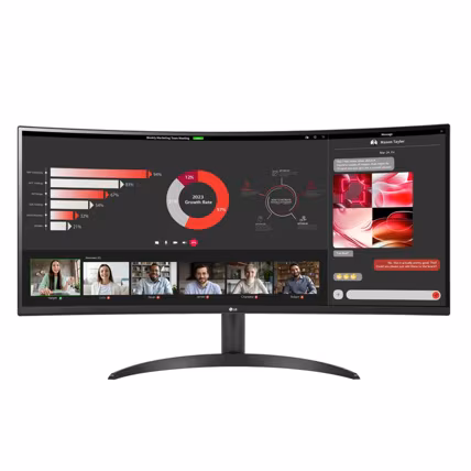 LG 34WR50QK-B 34" UWQHD 3440x1440 IPS UltraWide Monitor 100Hz