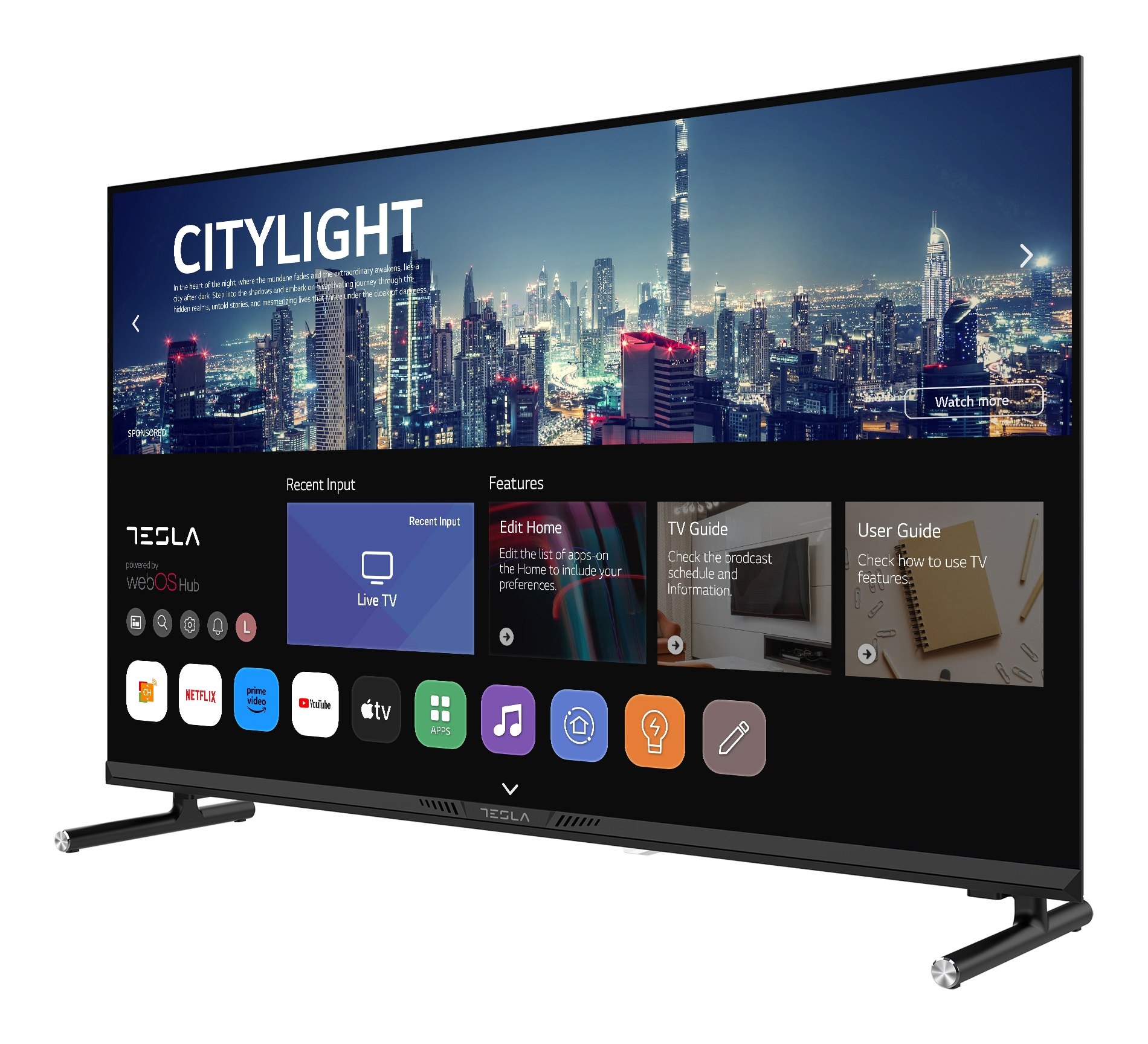 Tesla 32E645BHW 32'' VA Smart TV HD