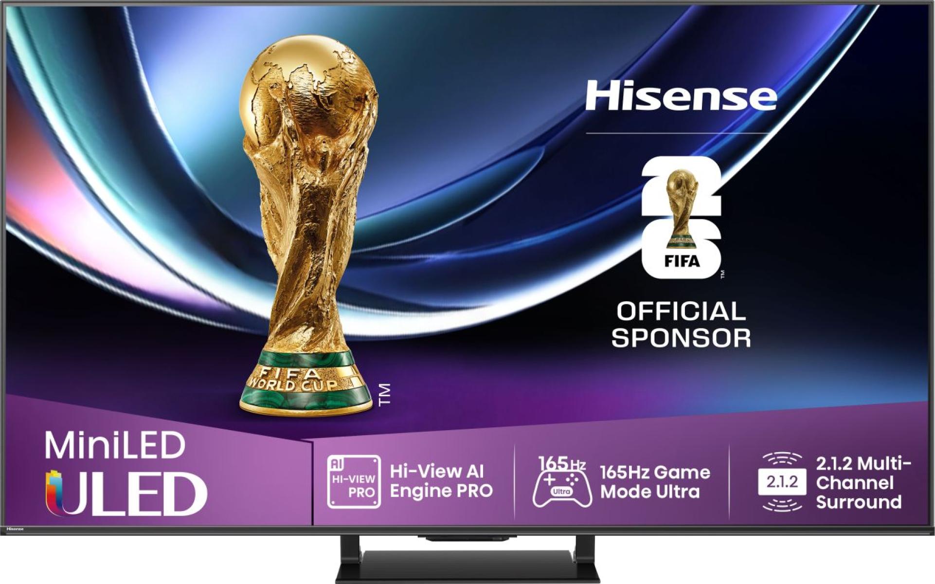 Hisense 55U7Q PRO 55'' Mini-LED 4K 165Hz ULED Smart TV