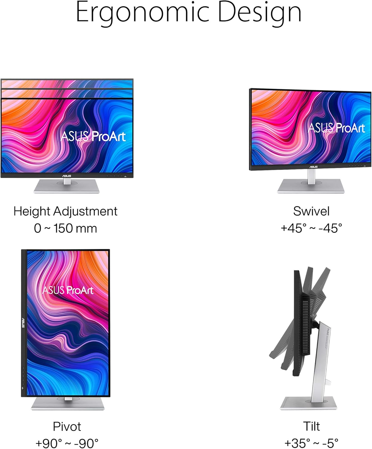ASUS ProArt PA279CV 27" 4K UHD 3840x2160 IPS Professional Monitor 60Hz