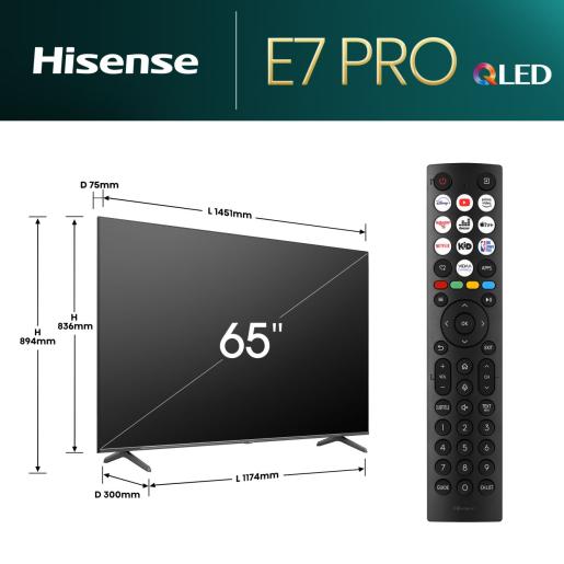 Hisense 65E7NQ PRO 65''