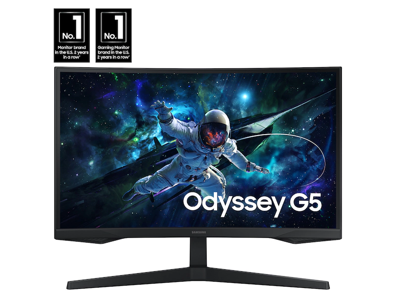 Samsung Odyssey G55C 32" LS32CG552EUXEN QHD 2560x1440 VA Curved Gaming Monitor 165Hz