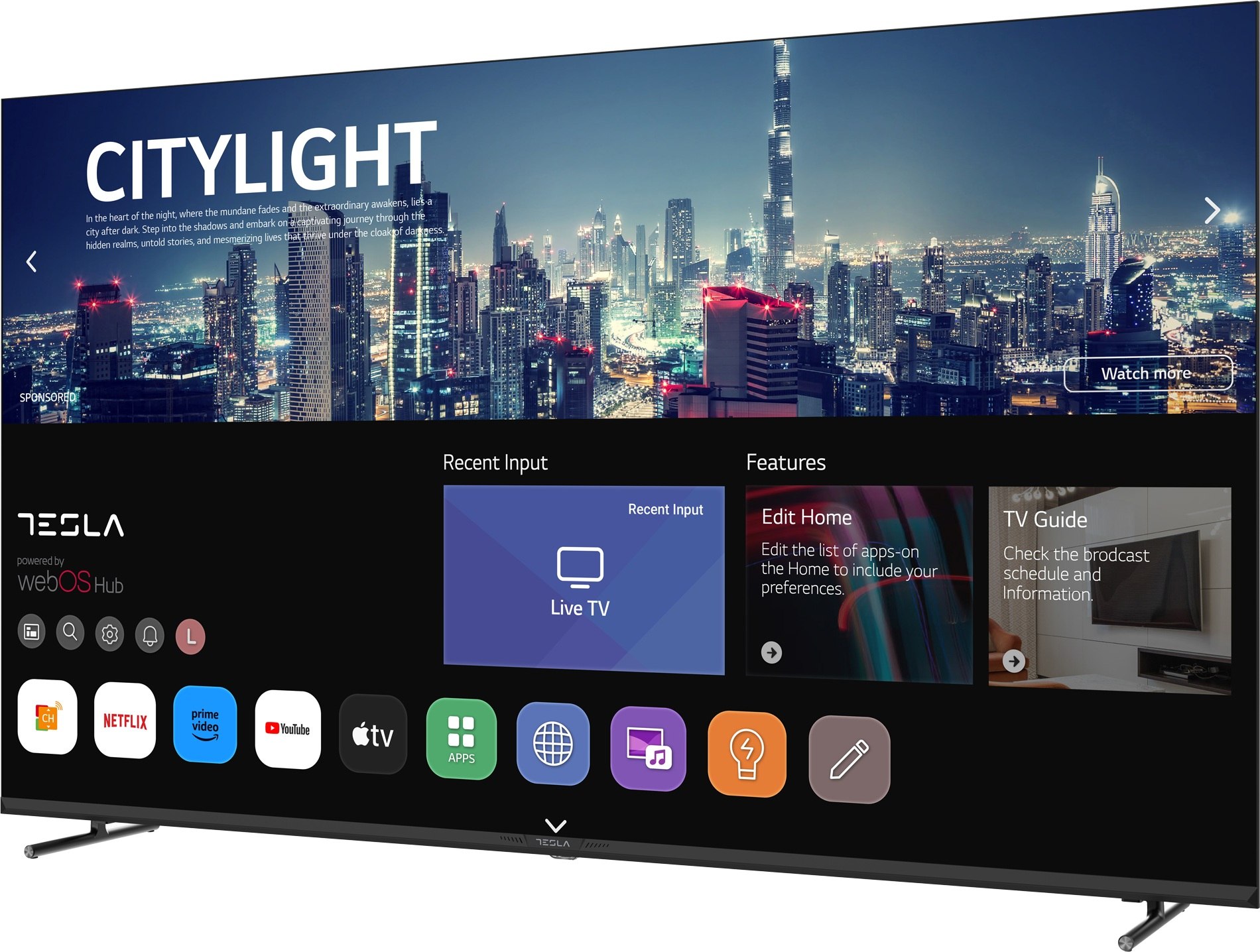 Tesla 65E645BUW 65'' VA LED Smart TV 4K UHD