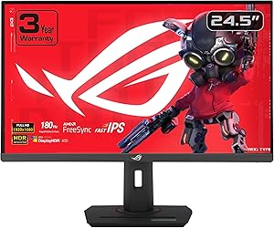ASUS ROG Strix XG259CS 24.5" Full HD 1920x1080 Fast IPS Gaming Monitor 180Hz