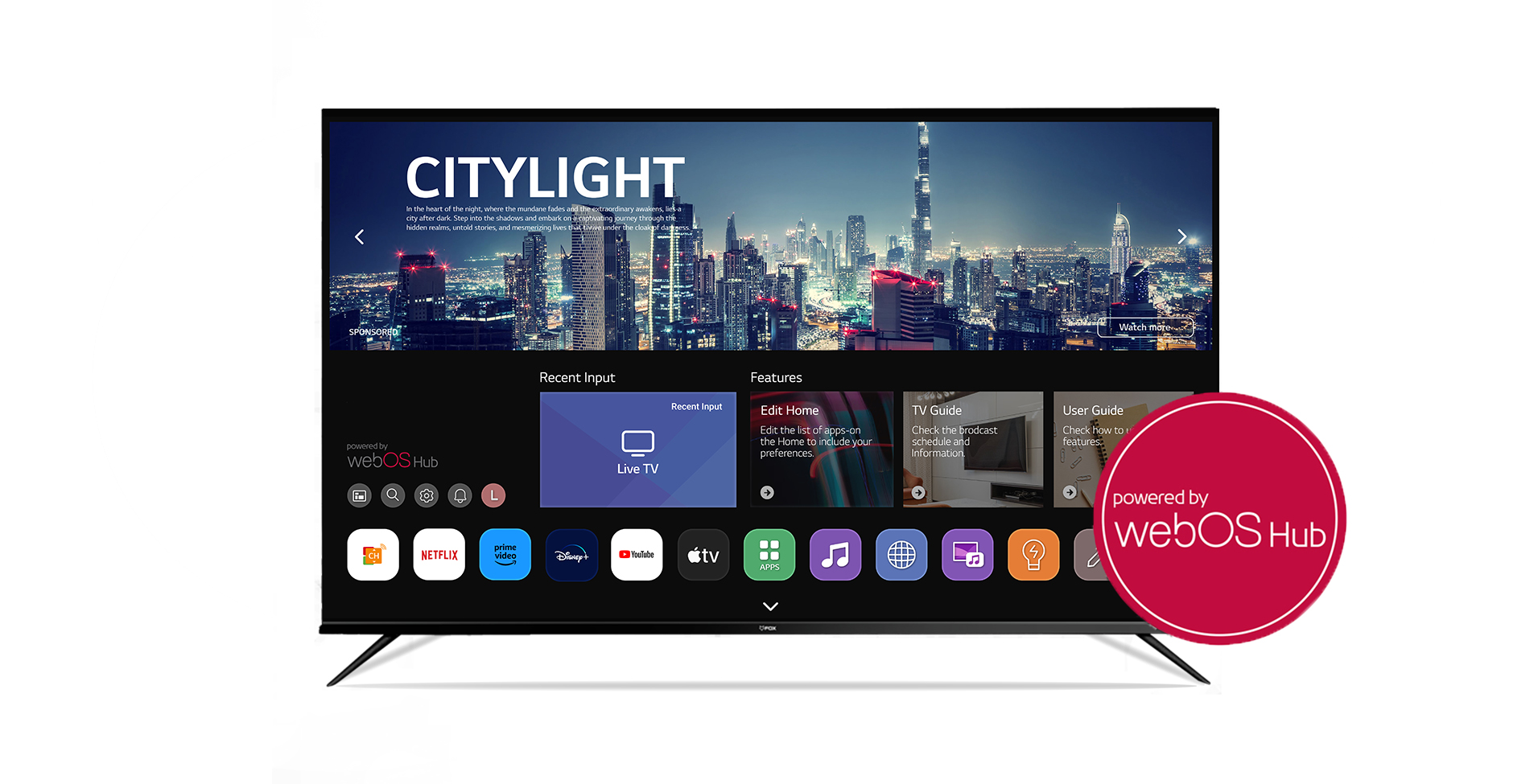 FOX 75WOS640E 75" LED 4K UHD Smart TV