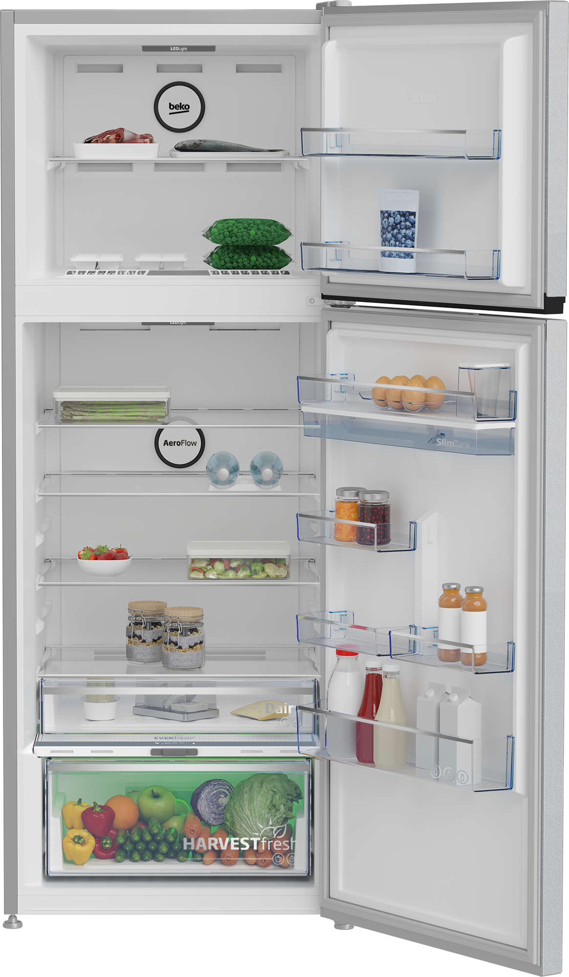 Beko B5RDNE504LDM Kombinovani frižider 477L