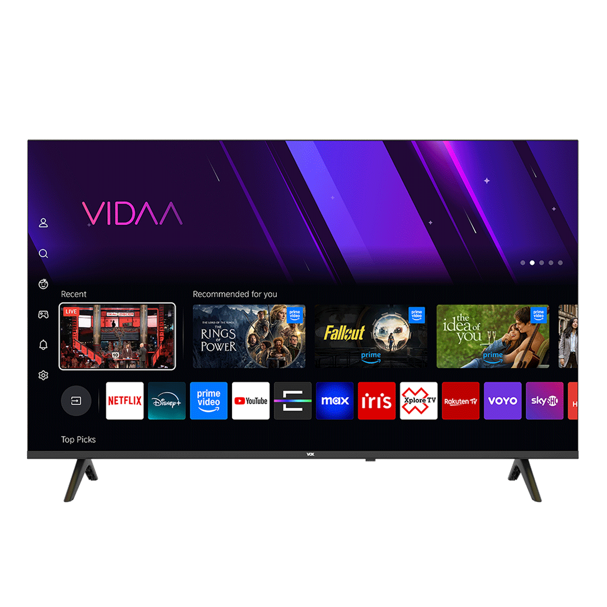 Vox 43VYF683 43" Direct LED Full HD Smart TV