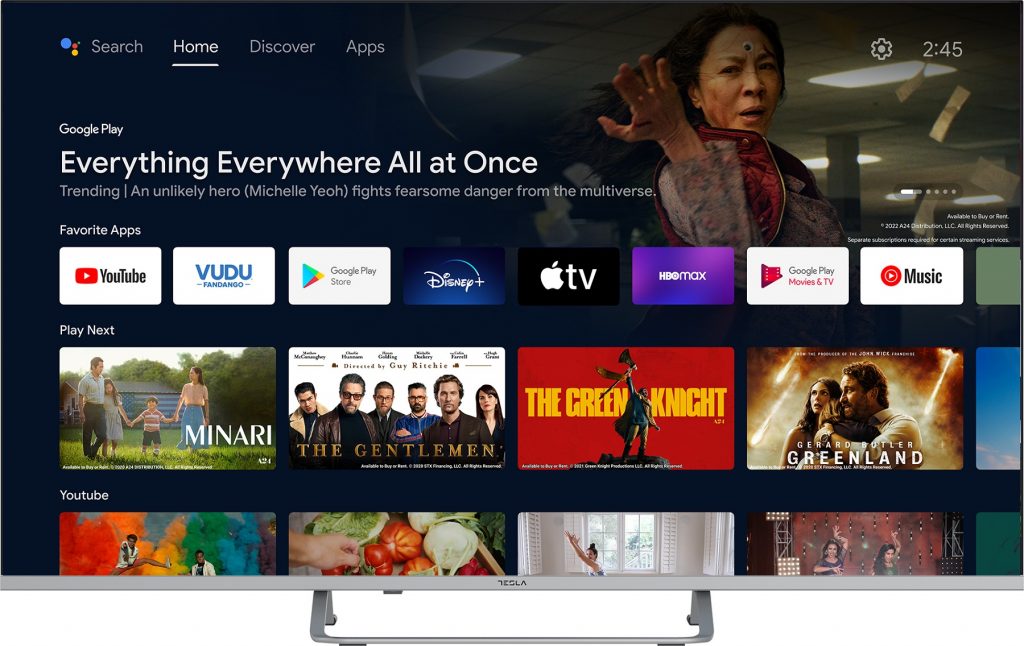 Tesla 50E635SUS 50" LED Smart TV 45 UHD