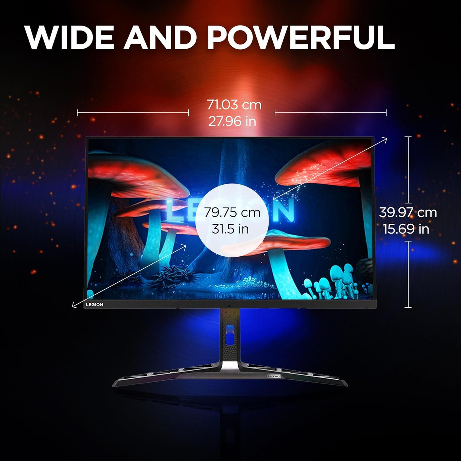 Lenovo Legion Y32p-30 31.5" 3840x2160 IPS 144Hz Gaming Monitor