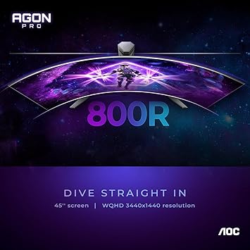 AOC AGON AG456UCZD 44.5" Dual QHD 5120x1440 OLED Curved Gaming Monitor 240Hz